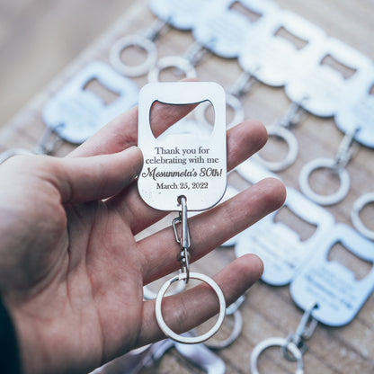 Custom Wedding Favor Bottle Opener