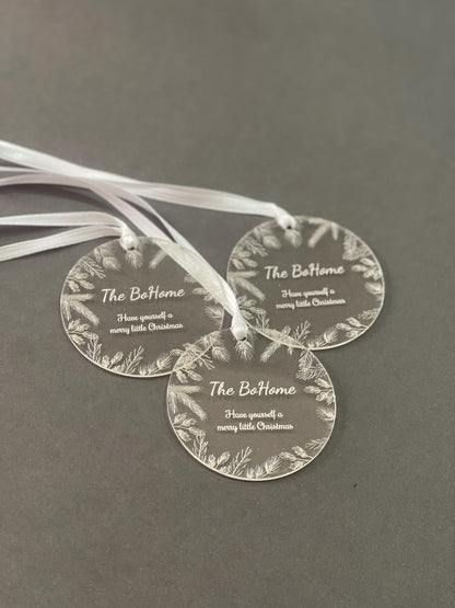 Custom Engraved Cristmas and Special Occasion Ornament