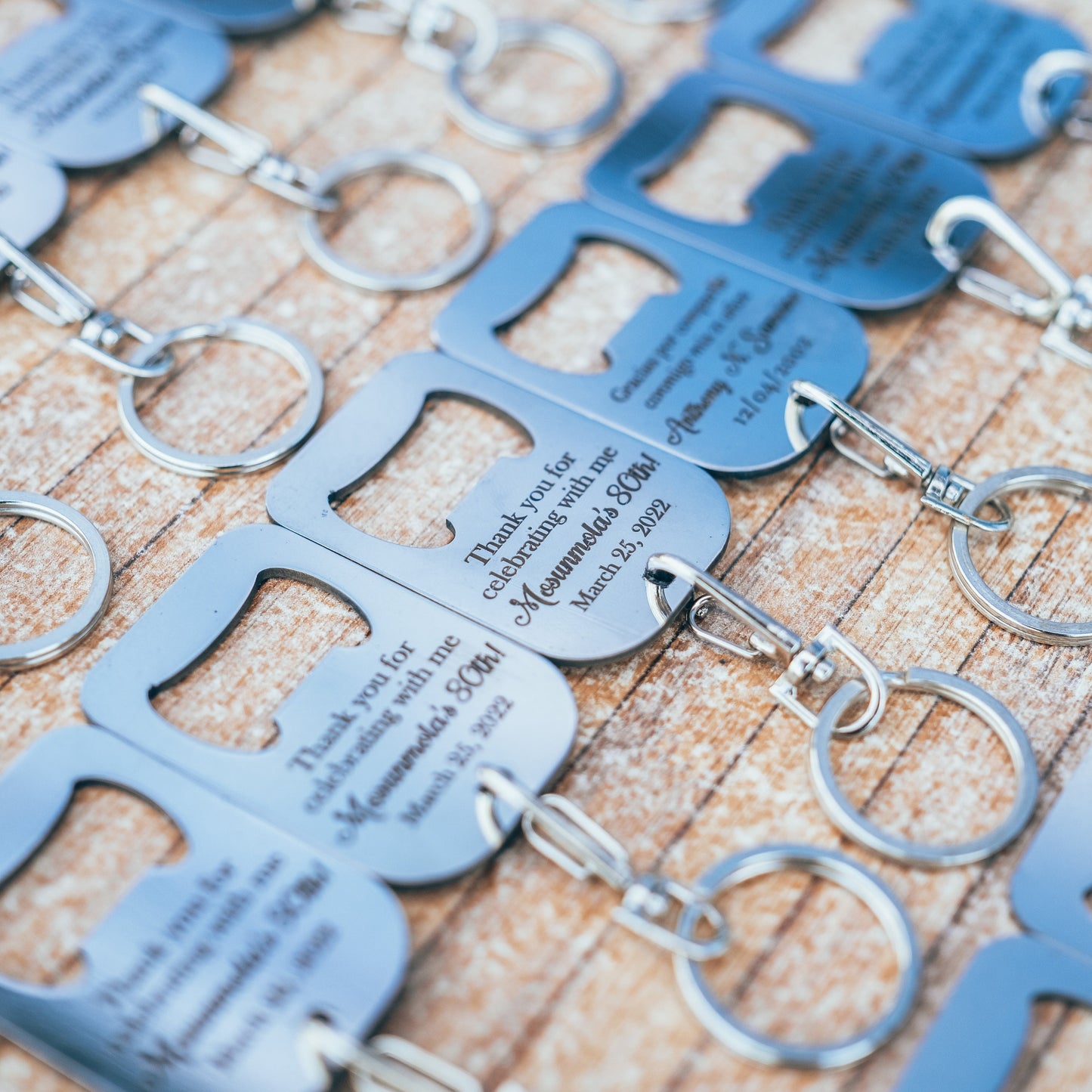 Custom Wedding Favor Bottle Opener