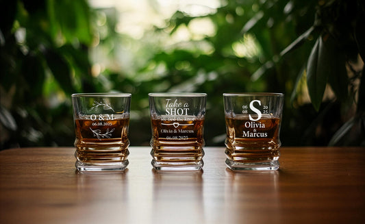 Personalized Wedding Shot Glass