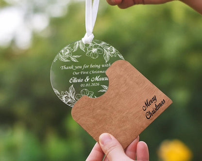 Custom Engraved Cristmas and Special Occasion Ornament