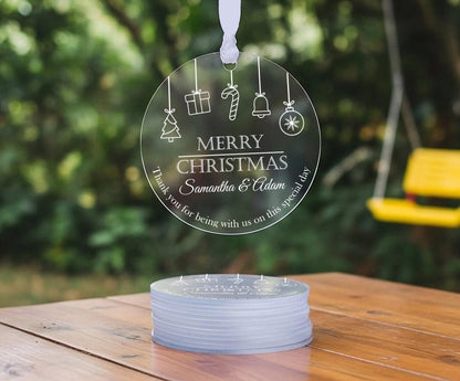 Custom Engraved Cristmas and Special Occasion Ornament