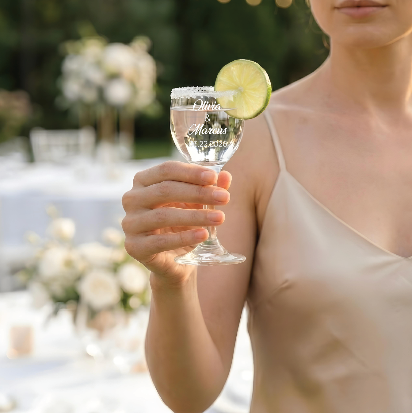 Personalized Stemmed Shot Glasses | Wedding Favors
