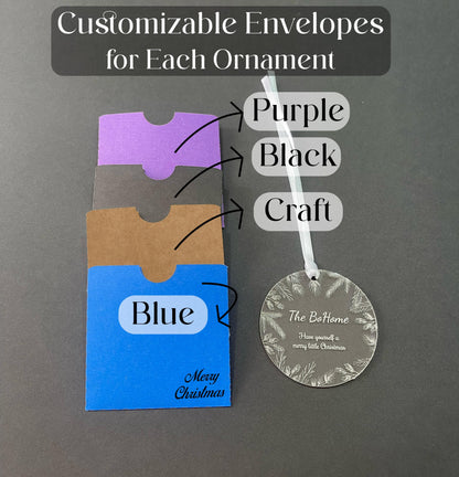 Custom Engraved Cristmas and Special Occasion Ornament