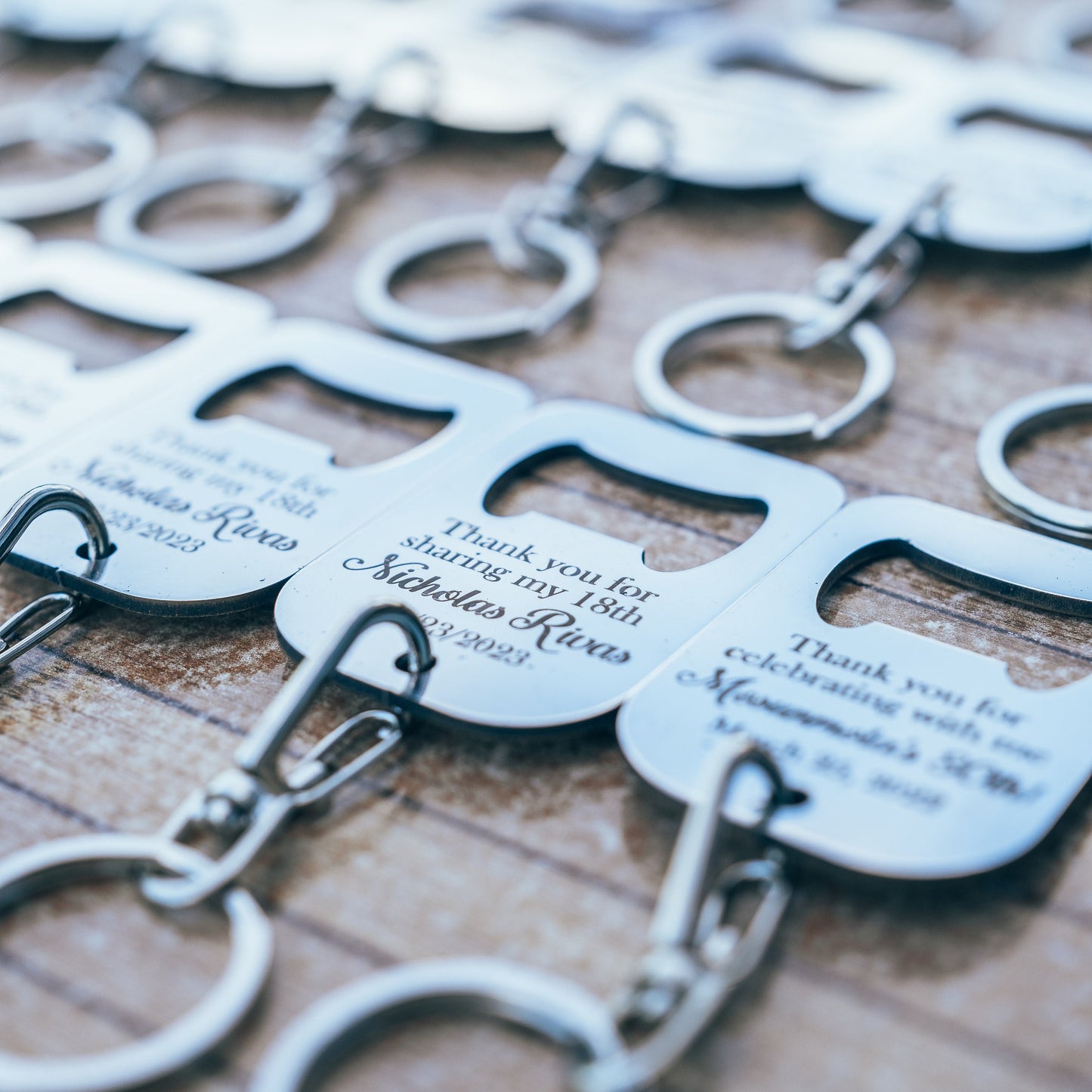 Custom Wedding Favor Bottle Opener