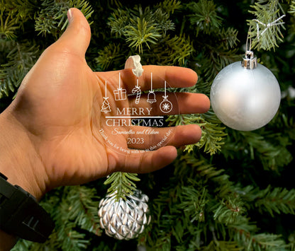 Custom Engraved Cristmas and Special Occasion Ornament