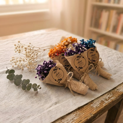 Preserved Flower Magnet Wedding Favor | Single or Mixed Colors